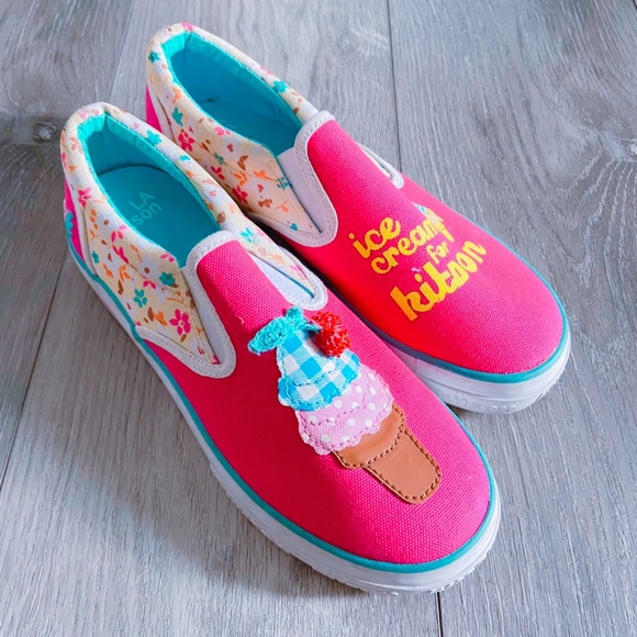 LA Kitson Ice Cream Slip On Sneakers - Picture 2 of 5